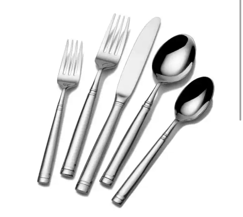 Stephanie 42-Piece Stainless Steel Flatware Set (Service for 8)