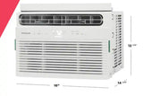 5,000 (DOE) BTU 115-Volts Window Air Conditioner Cools 150 sq. ft. with Remote in White