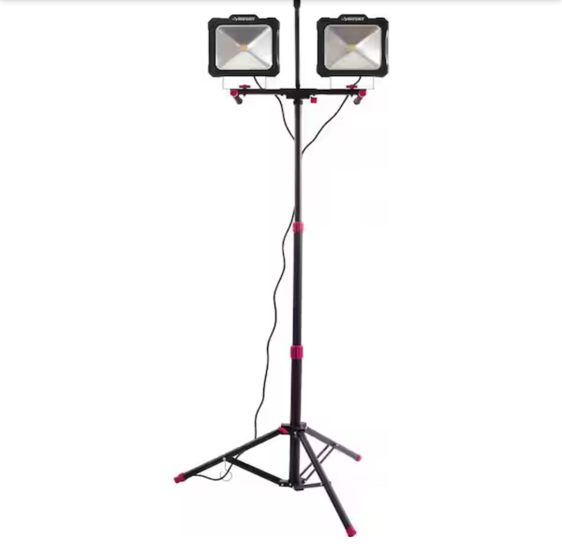 10,000-Lumen Twin-Head LED Work Light