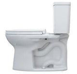 Drake Modern 2-Piece 1.28 GPF Single Flush Elongated ADA Comfort Height Toilet in Cotton White, SoftClose Seat Included