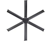 Mammoth 72 in. Smart Indoor/Outdoor Black Universal Mount Ceiling Fan with 12 in. Ext Tube Plus Remote and Phone App