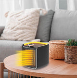 900-Watt Portable Heater Fan Wall Outlet Space Electric Furnace Radiant Heater Plug-in Electric Heater