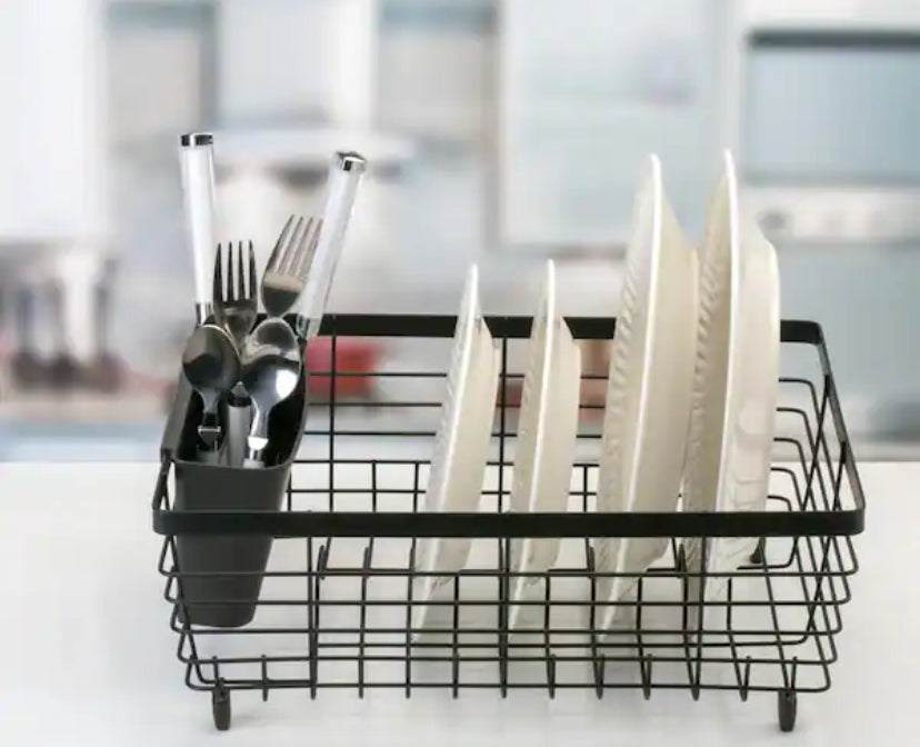 Flat Wire Rust Freestanding Dish Rack