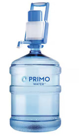 Portable Manual Water Pump, Blue and White
