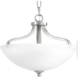Laird Collection 2-Light Brushed Nickel Semi-Flush Mount