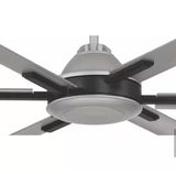 High Velocity 6 ft. Indoor/Outdoor Titanium Ceiling Fan with Wall Control Included