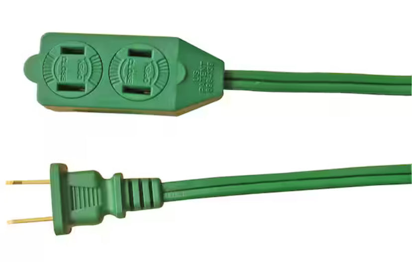 16/2 in. x 6 ft. Green 6 ft. x 12 ft. Extension Cords (3-Pack)