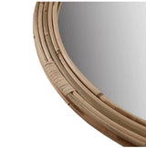 Luna 26 in. W x 26 in. H Natural Wall Mirror