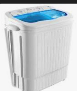 1.77 cu.ft 22.24-in W Portable Washing Machines in Blue