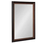 Gotley 20.00 in. W x 30.00 in. H Bronze Rectangle Transitional Framed Decorative Wall Mirror