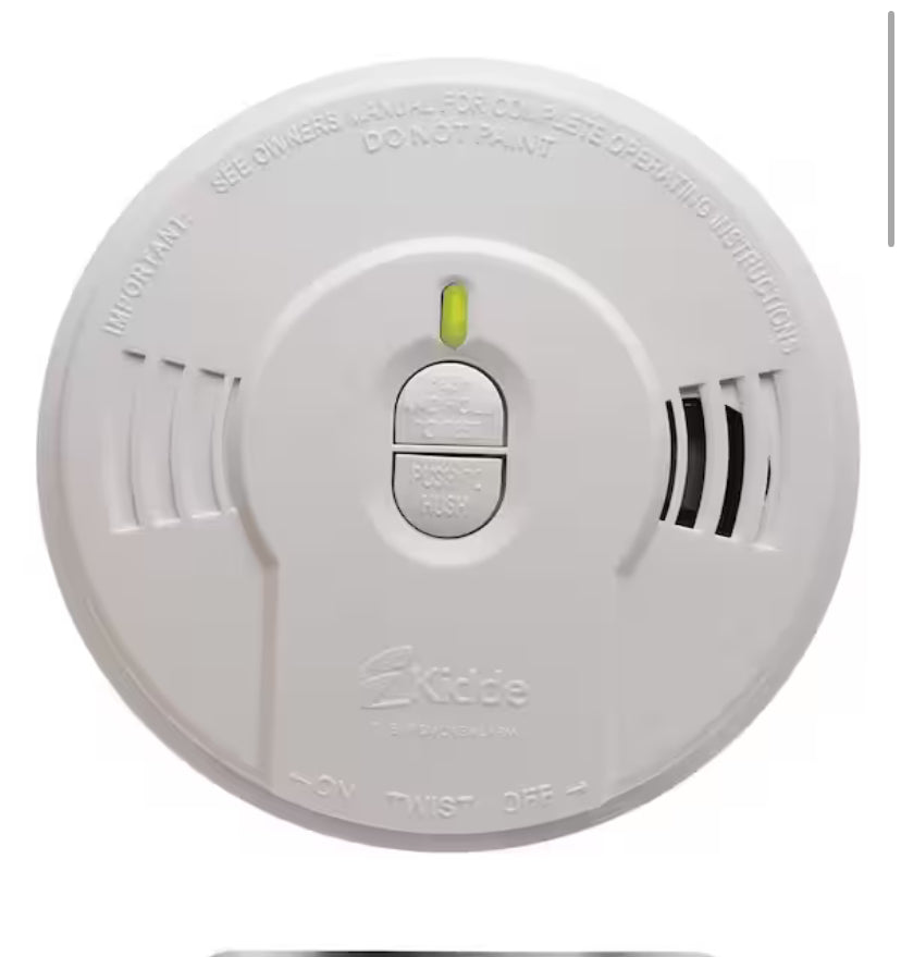 10 Year Worry-Free Battery Powered Smoke Detector with Ionization Sensor