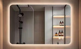 23.9 in. W x 35.9 in. H Rectangular Frameless LED Adjustable Backlit Large Area Anti-Fog Wall Mount Bathroom Mirror
