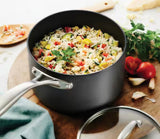 Solara 3 qt. Hard-Anodized Aluminum Nonstick Covered Sauce Pan