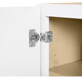 Leyton 33 in. W x 12 in. D x 42 in. H Ready to Assemble Plywood Shaker Wall Kitchen Cabinet in Alpine White