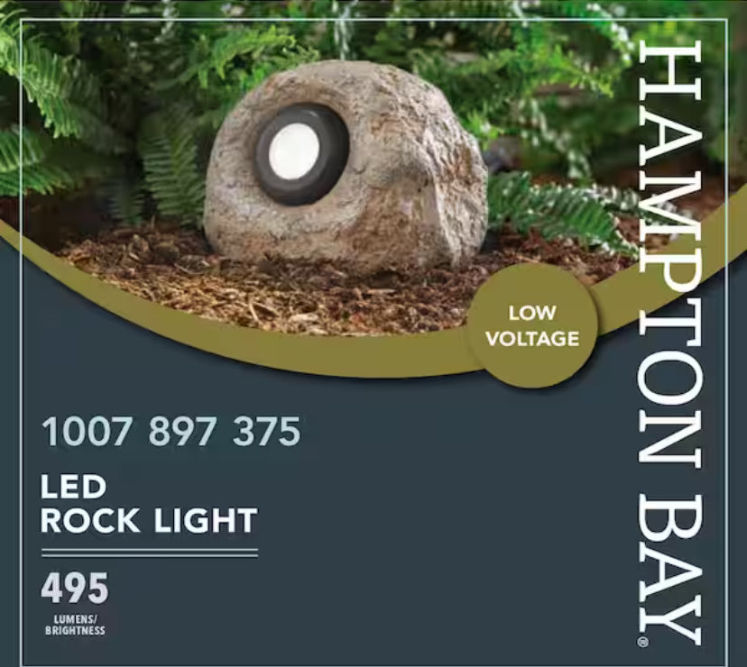 60-Watt Equivalent Low Voltage Integrated LED Specialty Outdoor Rock Spot Light