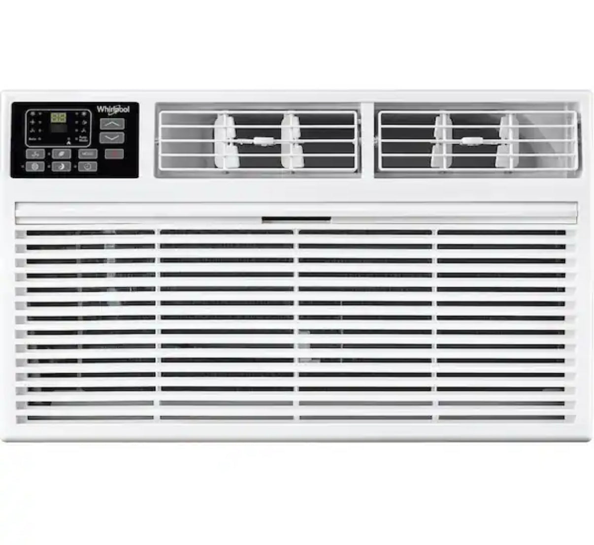 8,000 BTU (DOE) 115-Volt Through-The-Wall Air Conditioner Cools 350 sq. ft. with Heater with Remote in White