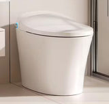 1-Piece 1/1.27 GPF High Efficiency Dual Flush Elongated Toilet in White with Heated Seat and Slow-Close, Seat Included