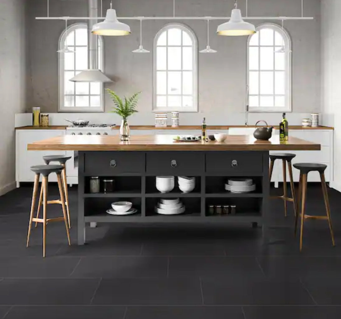 Carbon 12 in. x 24 in. Matte Porcelain Stone Look Floor and Wall Tile (14 sq. ft./Case)