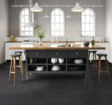 Carbon 12 in. x 24 in. Matte Porcelain Stone Look Floor and Wall Tile (14 sq. ft./Case)