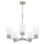Katalyst 15 in. 3-Light Matte Black Color Choice Selectable CCT LED with Night Light Semi-Flush Mount Ceiling Light