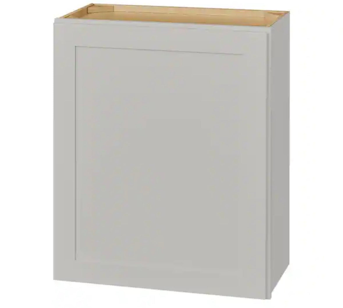 Avondale 24 in. W x 12 in. D x 30 in. H Ready to Assemble Plywood Shaker Wall Kitchen Cabinet in Dove Gray