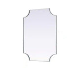 Brass 22 in. W x 36 in. H Rectangle Wall Mirror