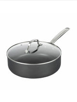 Armor Max 4 qt. Aluminum Hard Anodized Heavy Duty 4-Layer Ultra Release Nonstick Deep Saute Pan with Lid