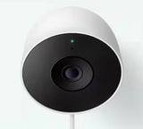 Nest Outdoor Smart Security Camera (Wired, 2nd Gen) 2-Pack - Snow