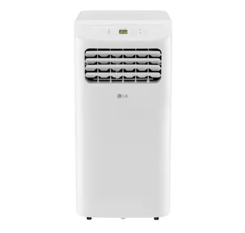 6,000 BTU (8,765 BTU ASHRAE) 115-Volt Portable Air Conditioner Cools 250 Sq. Ft. with Dehumidifier and LCD Remote