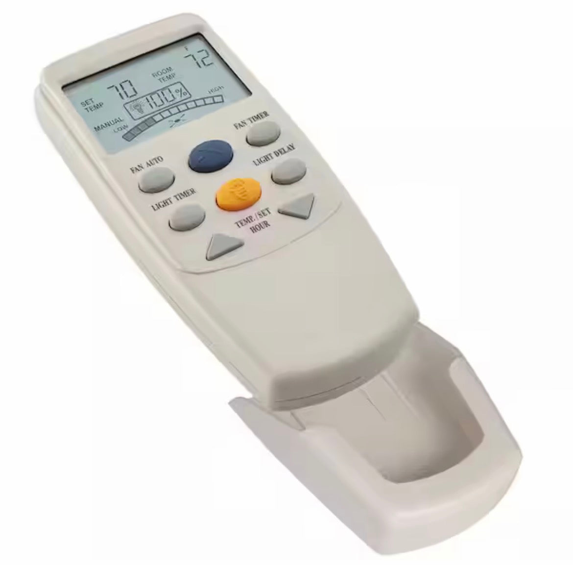 3-Speed Universal Ceiling Fan Thermostatic Remote Control with LCD Display