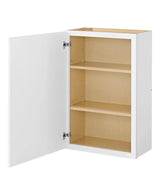 Leyton 24 in. W x 12 in. D x 36 in. H Ready to Assemble Plywood Slim Shaker Wall Kitchen Cabinet in Alpine White