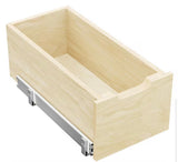 10.5 in. W Pull Out Cabinet Organizer 8 in. H Drawer with Full Extension Rail Slide Pull Out for Kitchen in Natural
