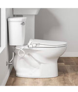 AquaWash Essentials Non-Electric Bidet Seat for Elongated Toilets in White