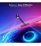 36-Watt 16.4 ft. Smart Plug-in Integrated LED Black Color Changing TV Back Strip Light for 75-85 in. TVs (1-Strip)