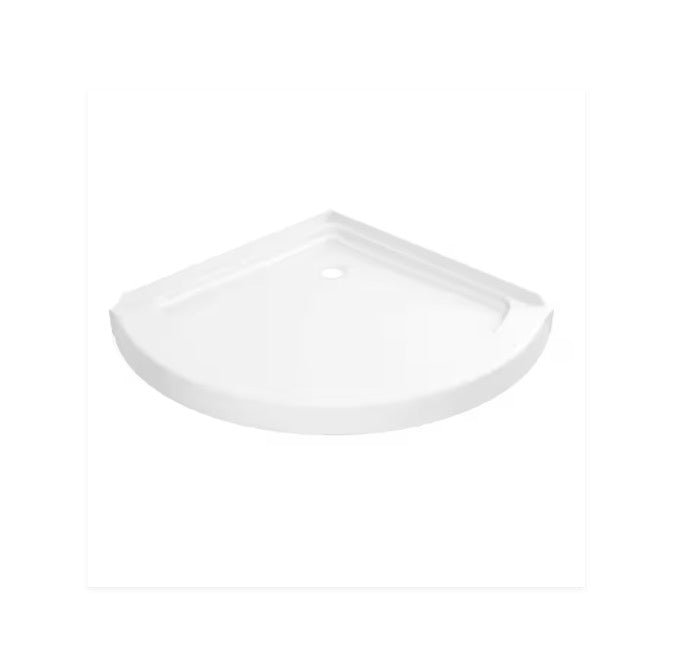 Glacier Bay 38in x 77 Shower Pan Corner Drain