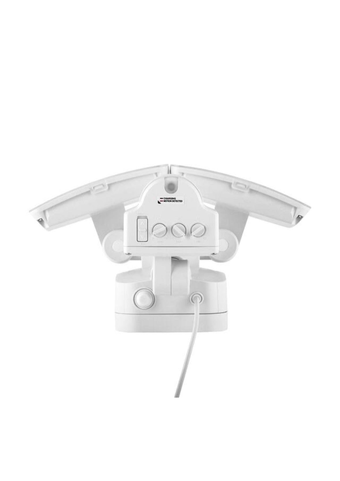 1000 Lumens 180ÃƒÆ’Ã¢â‚¬Å¡Ãƒâ€šÃ‚Â° White Solar Powered Motion Activated Outdoor Integrated LED Flood Light