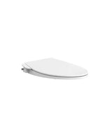 AquaWash Essentials Non-Electric Bidet Seat for Elongated Toilets in White