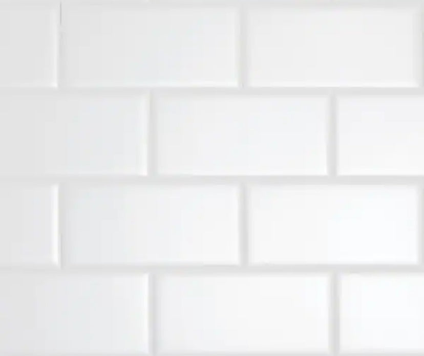 Restore 3 in. x 6 in. Ceramic Bright White Subway Tile (12.5 sq. ft. / Case)