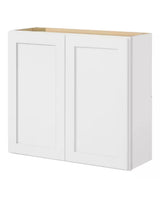 Avondale 33 in. W x 12 in. D x 30 in. H Ready to Assemble Plywood Shaker Wall Kitchen Cabinet in Alpine White