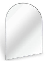 24 in. x 36 in. Metal silver arch mirror