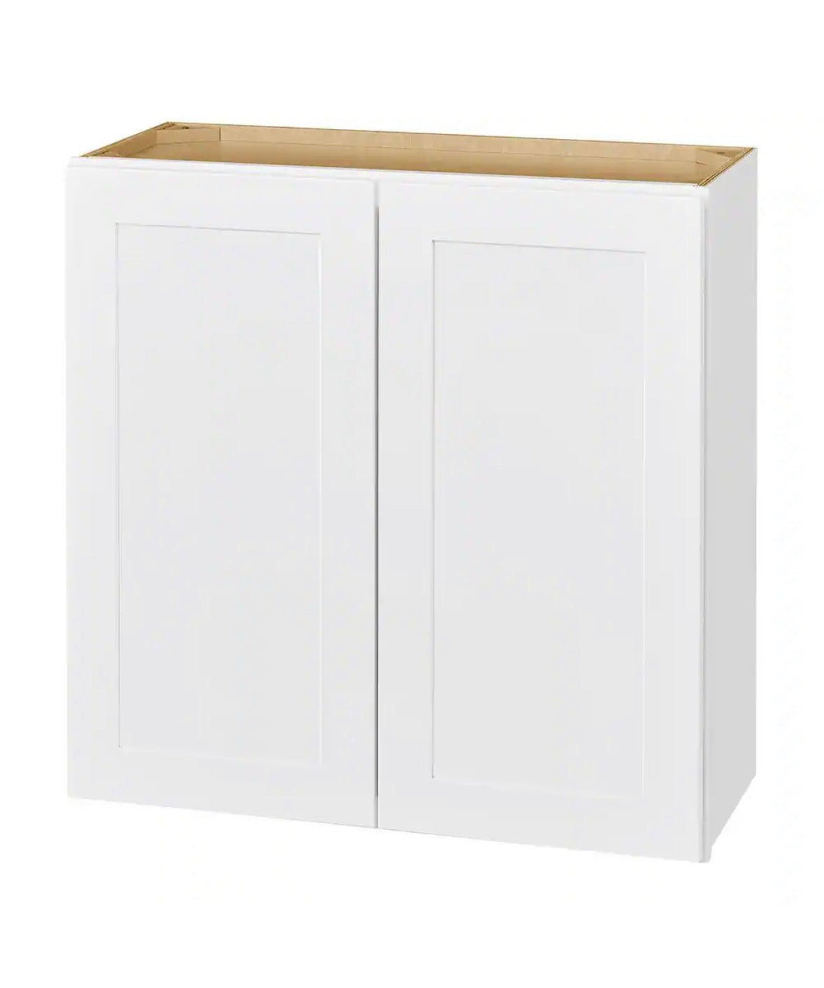 Avondale Shaker Alpine White Ready to Assemble Plywood 36 in Wall Kitchen Cabinet (36 in W x 30 in H x 12 in D)