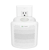 Allergen Filter Pluggable Air Purifier 7 in. White for Home with UV-C, Nightlight, Allergens, Dust, Pollen, Pet Dander