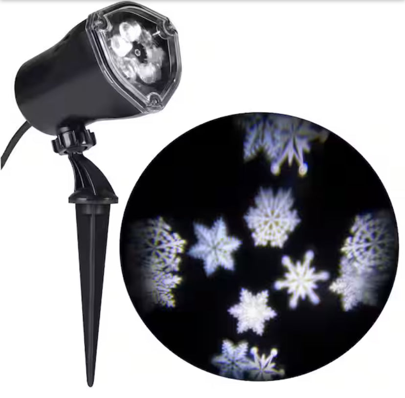 LED Snowflakes Illusion Projector