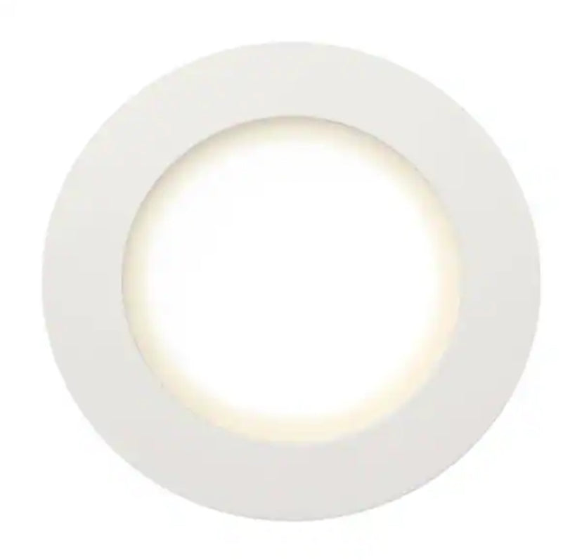 6 in. Selectable CCT Integrated LED Retrofit Ultra-Slim White Recessed Light Trim