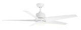 Mena 54 in. White Color Changing Integrated LED Indoor/Outdoor Matte White Ceiling Fan with Light Kit and Remote Control