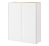 Leyton 33 in. W x 12 in. D x 42 in. H Ready to Assemble Plywood Shaker Wall Kitchen Cabinet in Alpine White
