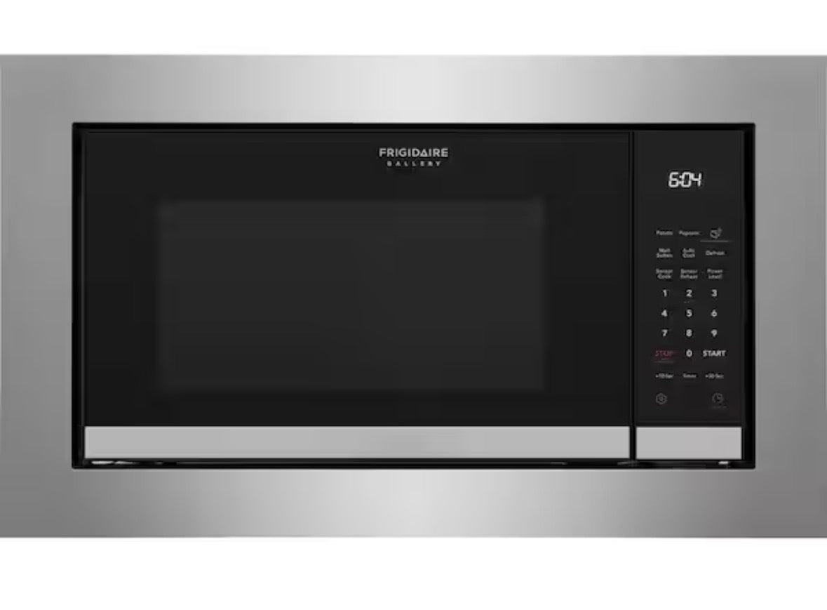 24 in. 2.2 cu ft Electric Built-In Microwave in Stainless Steel with Sensor Cook
