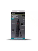 12 ft. 9-Outlet Surge Protector with 1 USB-A and 2 USB-C, Black