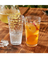 24 oz. Plastic Tumblers Set of 8, Reusable Cups, Stackable, BPA-Free, Shatter-Proof, Dishwasher-Safe