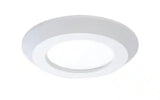 4 in. 2700K-5000K Selectable CCT Surface Integrated LED Downlight Recessed Light with White Round Trim